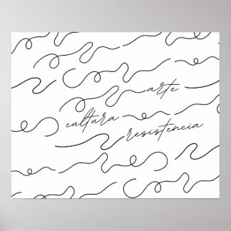 Kunst, Kultur, Resistencia Poster