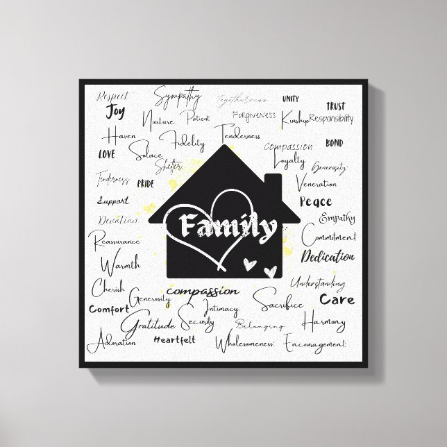 Kunst Leinwanddruck (Vorderseite)