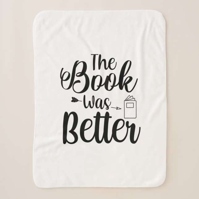 Kunst lesen Das Buch war besser Sherpadecke (Vorderseite)