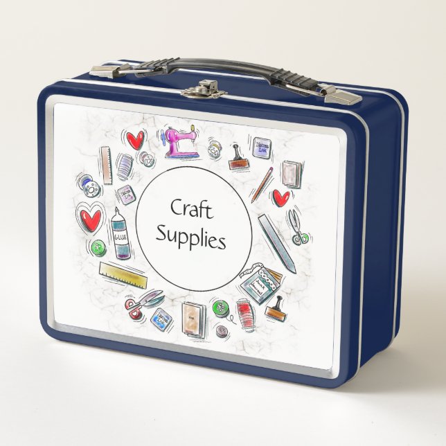 Kunst liefert Metalldose Metall Brotdose (Vorderseite)