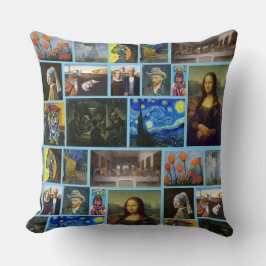Kunst Meisterwerke, Blau Kissen