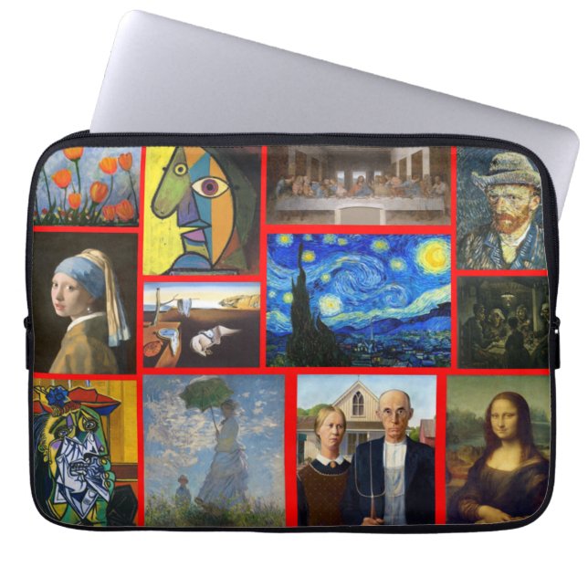 Kunst Meisterwerke, Rot Laptopschutzhülle (Vorderseite)
