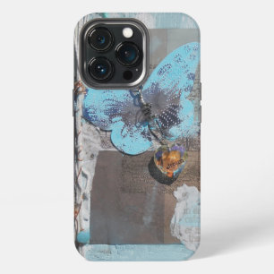 Kunst mit gemischten Medien Schmetterling iPhone 13 Pro Hülle