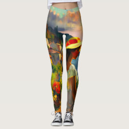 Kunst mit jedem Schritt Leggings
