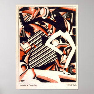 Kunst Nouveau Afroamerikanerthema Poster