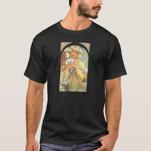 Kunst Nouveau - Alphonse Mucha "Blume " T-Shirt