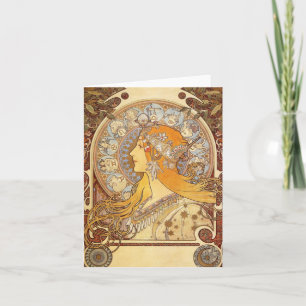 Kunst Nouveau Alphonse Mucha Karte