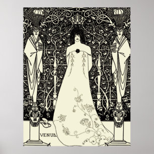 Kunst Nouveau Aubrey Beardsley Venus Poster