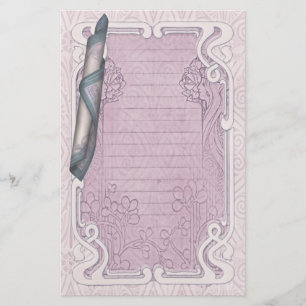Kunst Nouveau Briefpapier - duftende Geheimnisse,