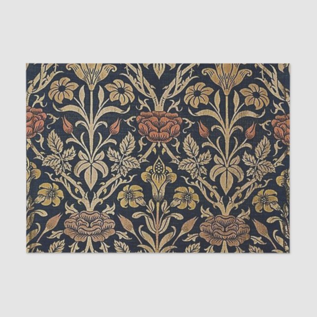 Kunst nouveau, das Schönheitsepochenmuster, Seidenpapier (Vorderseite)