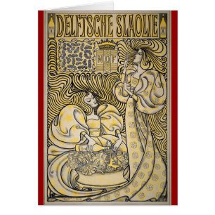 Kunst Nouveau Delftsche Slaolie Delft