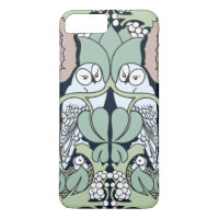 Kunst Nouveau Eulen nisten Plus Muster iPhone 7