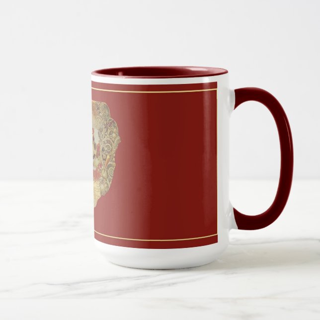 Kunst Nouveau Fragment Tasse (Rechts)
