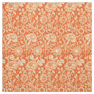 Kunst Nouveau Gartennelken-Damast, Mandarine Stoff