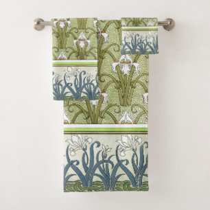 Kunst Nouveau Grenzen des Badhandtuch Set