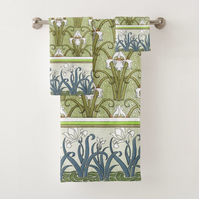 Kunst Nouveau Grenzen des Badhandtuch Set (Insitu)