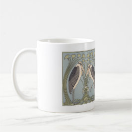 Kunst Nouveau Kran-Tasse Kaffeetasse