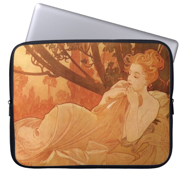 Kunst Nouveau Laptop-Hülse Laptopschutzhülle (Vorderseite)