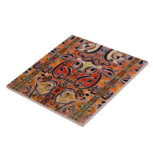 Kunst Nouveau (Malerei) Fliese