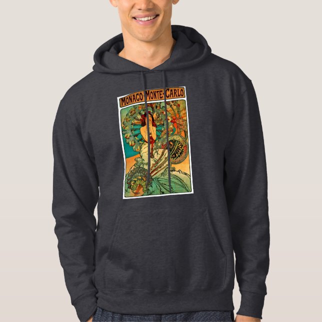 Kunst Nouveau Monacos Monte Carlo Hoodie (Vorderseite)