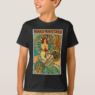 Kunst Nouveau Monacos Monte Carlo T-Shirt