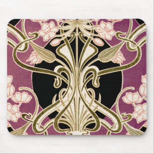 Kunst Nouveau Muster #2 Mousepad