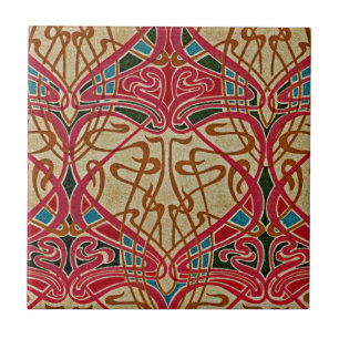 Kunst Nouveau Muster #9 bei Emporio Moffa Fliese