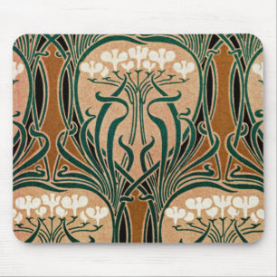 Kunst Nouveau Muster #9 Mousepad