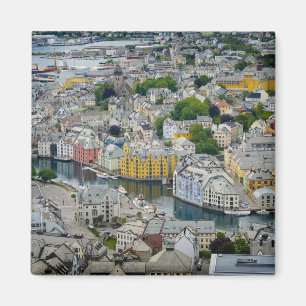 Kunst Nouveau Stadt Alesund, Norwegen-Magnet Magnet