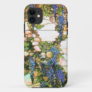 Kunst Nouveau Tiffany beflecktes Glas-Blumen Case-Mate iPhone Hülle