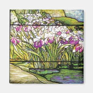 Kunst Nouveau Tiffany Buntglas-Natur Magnet