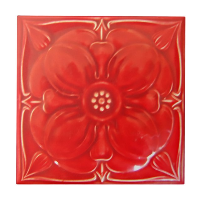 Kunst Nouveau Vintage Fliese (Vorderseite)