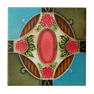 Kunst Nouveau Vintage Fliese