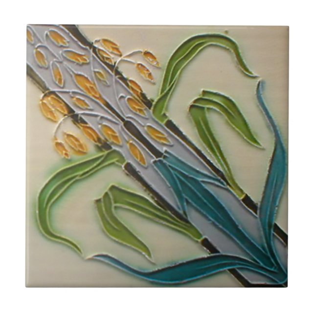 Kunst Nouveau Vintage Fliese (Vorderseite)