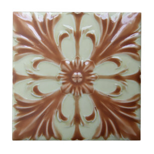 Kunst Nouveau Vintage Fliese