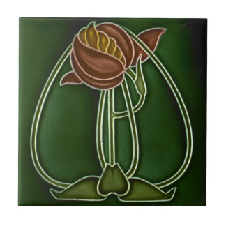 Kunst Nouveau Vintage Fliese