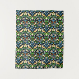 Kunst Nouveau Vogel-und Blumen-Tapisserie-Muster Wandteppich