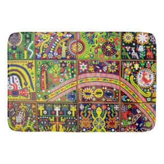 Kunst Oaxacas Mexiko mexikanische Stammes- Boho Badematte