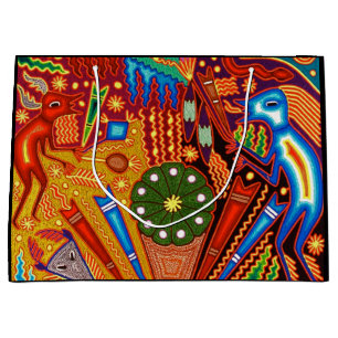 Kunst Oaxacas Mexiko mexikanische Stammes- Boho Große Geschenktüte