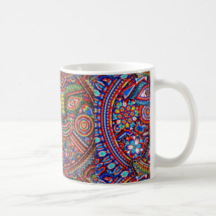 Kunst Oaxacas Mexiko mexikanische Stammes- Boho Kaffeetasse