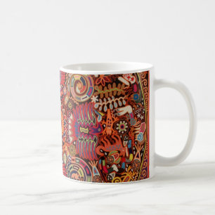 Kunst Oaxacas Mexiko mexikanische Stammes- Boho Kaffeetasse
