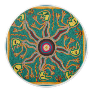 Kunst Oaxacas Mexiko mexikanische Stammes- Boho Keramikknauf