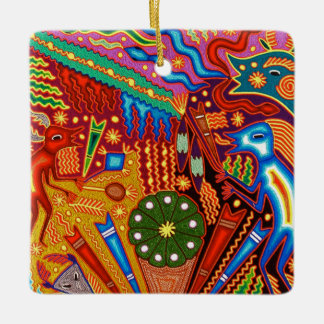 Kunst Oaxacas Mexiko mexikanische Stammes- Boho Keramikornament