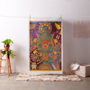 Kunst Oaxacas Mexiko mexikanische Stammes- Boho Stoff