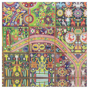 Kunst Oaxacas Mexiko mexikanische Stammes- Boho Stoff