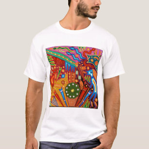 Kunst Oaxacas Mexiko mexikanische Stammes- Boho T-Shirt