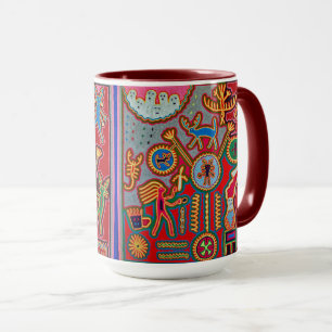 Kunst Oaxacas Mexiko mexikanische Stammes- Boho Tasse