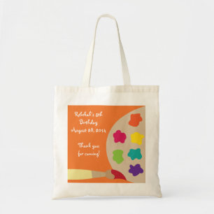 Kunst-Paletten-personalisierte Tasche - Orange