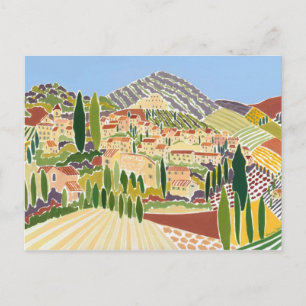 Kunst-Postkarte: Die Altstadt, Vaison La Romaine Postkarte