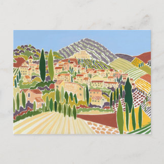 Kunst-Postkarte: Die Altstadt, Vaison La Romaine Postkarte
